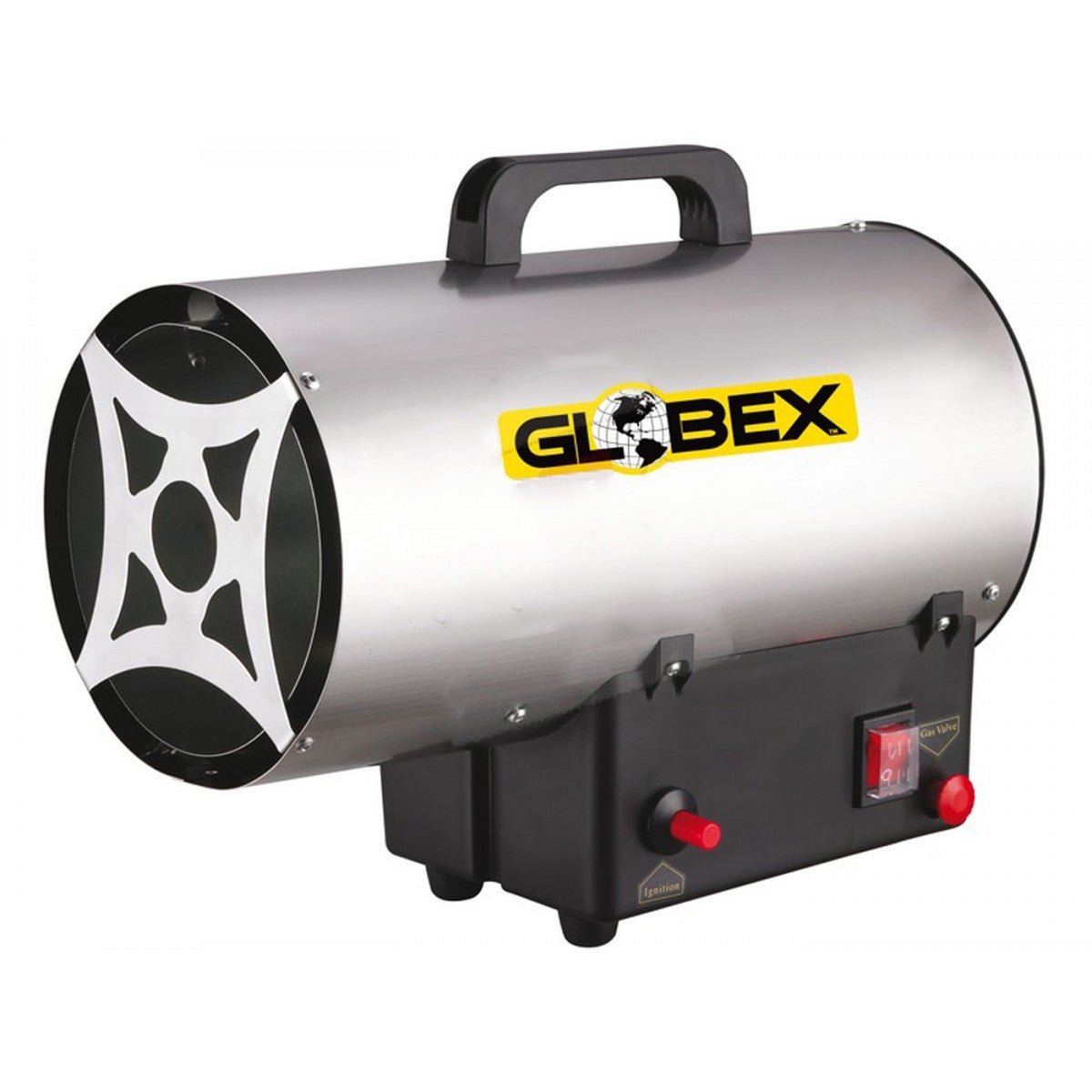 Cannone Aria Calda A Gas GPL 15KW - Con Accensione Piezoelettrica, Tubo 1.5m, Per Garage, Cantieri