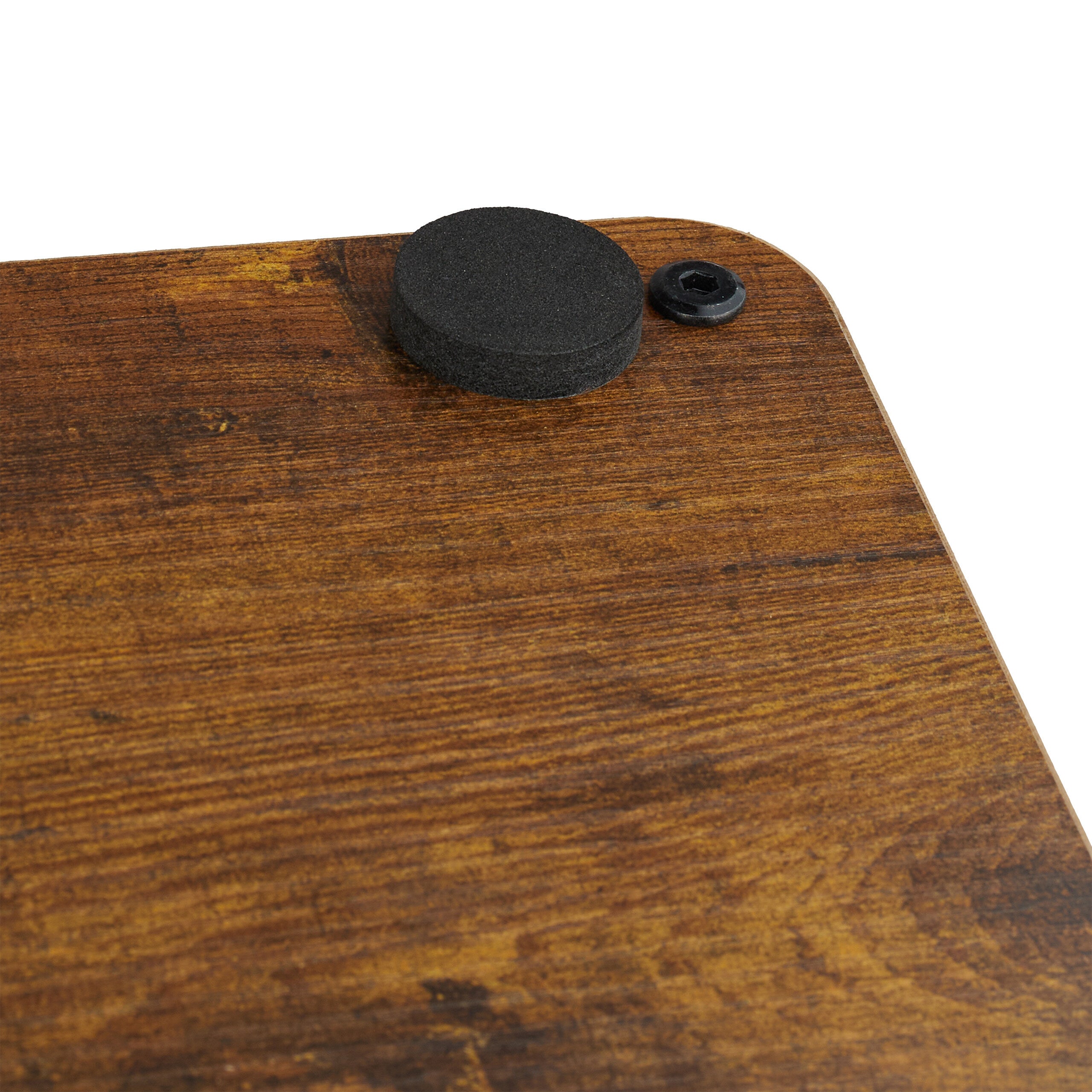 Étagère pour plantes à 5 niveaux pentagonaux, en fer et MDF, 107 x 58 x 58 cm, d'intérieur, Industrial noir, Relaxdays - 6
