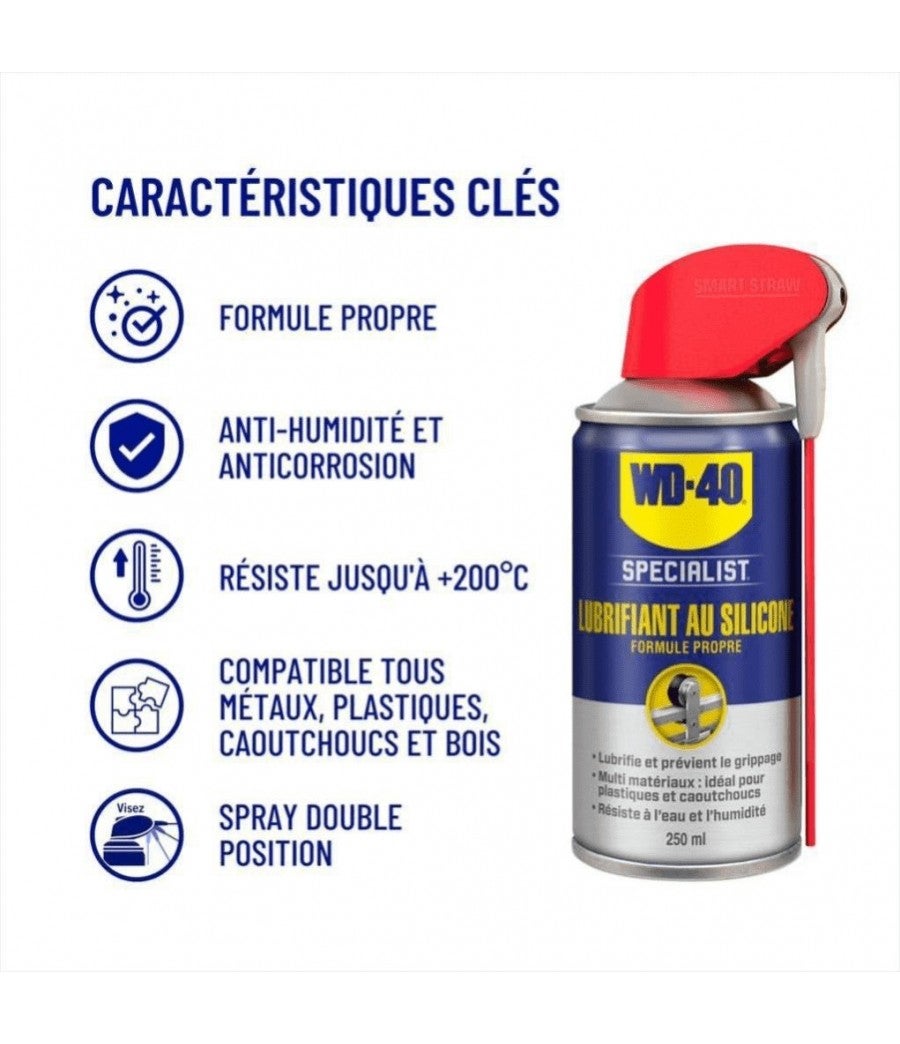 WD 40 LUBRIFIANT SILICONE 250ML - 3