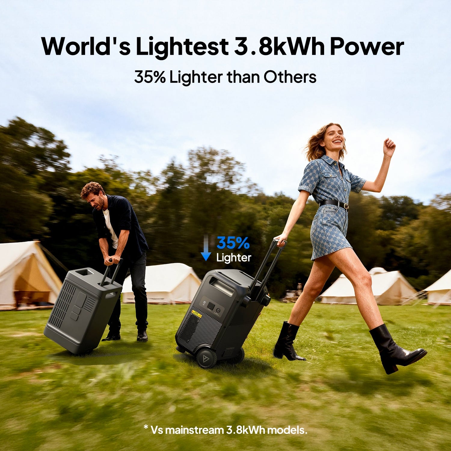 BLUETTI Elite 400 Générateur Électrique Portable Avec Charger 1, 3840Wh 2600W, DC-DC 560W, Recharge Voiture 7,5H, Batterie LFP, Secours Domestique - 6
