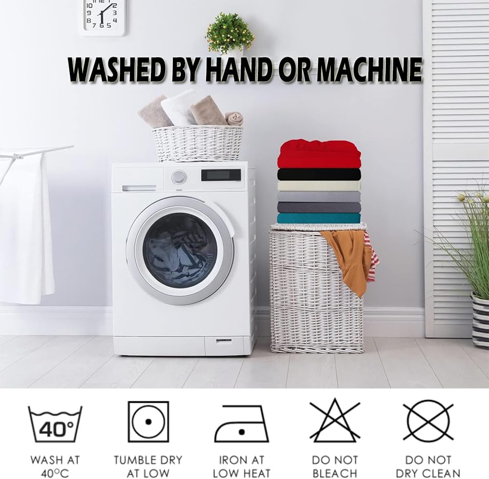 Housse Tete de Lit Extensible, Housse de Protection Tête de Lit Couleur Unie Nordique, Housse Tete de Lit, Housse de Tête de Lit pour Lits Simples Dou - 5