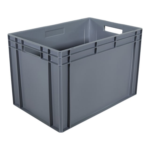 Bac gerbable - 600x400x400 mm 76L gris norme Europe - 5069097