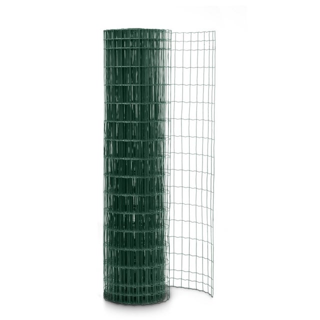 Grillage soudé en rouleau H1m80 x L25m fil 2.5mm maille 100x50 mm Vert