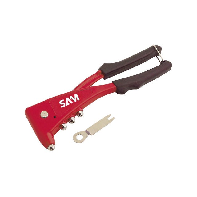 Pince à riveter SAM Outillage 3593Z rouge avec poignées noires