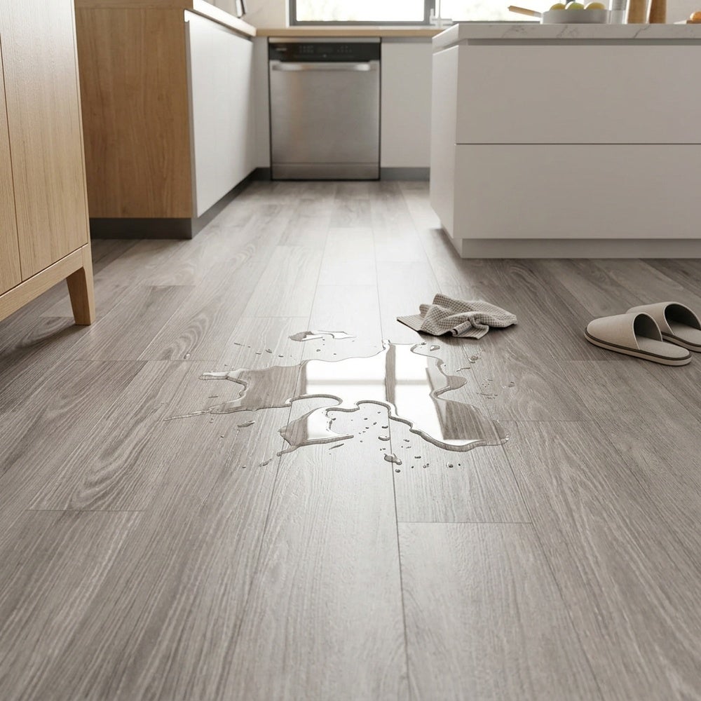 Arquiservi® - Pavimento Vinílico Autocolante PVC Carvalho Cinza 2,5 m² - Sala e Jantar | Resistente à Água | Durável | 2mm - 8