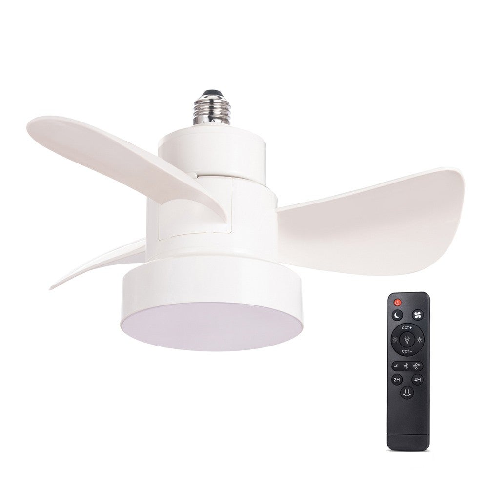 Żarówka wentylatora Debu LED 15W biały E27 Thread CCT 3000-4000-6000K Dim, ściemnialna 15W, cicha