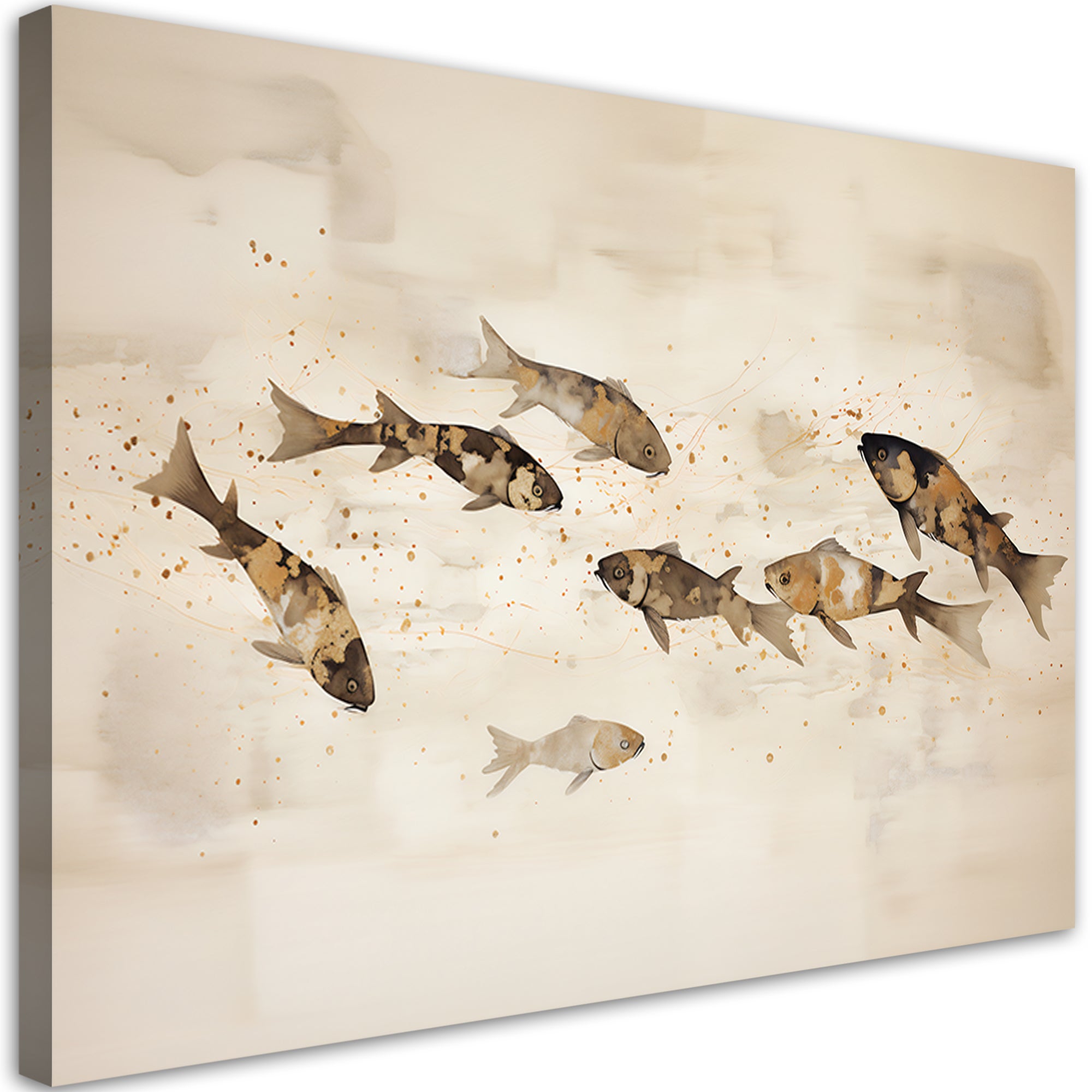 Obraz boho - Ryby Koi 100x70