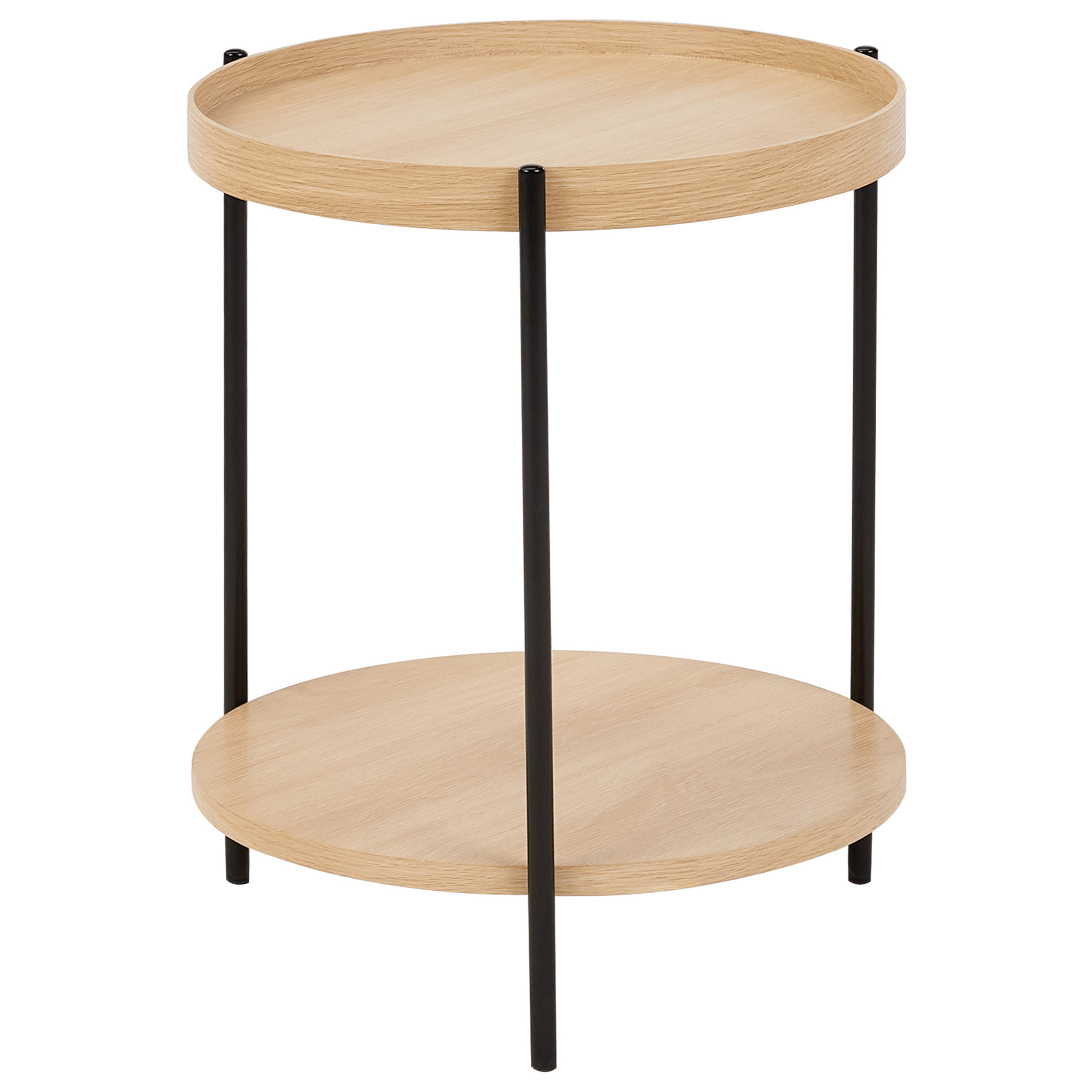 Table d'appoint LANDER Marron clair | Leroy Merlin
