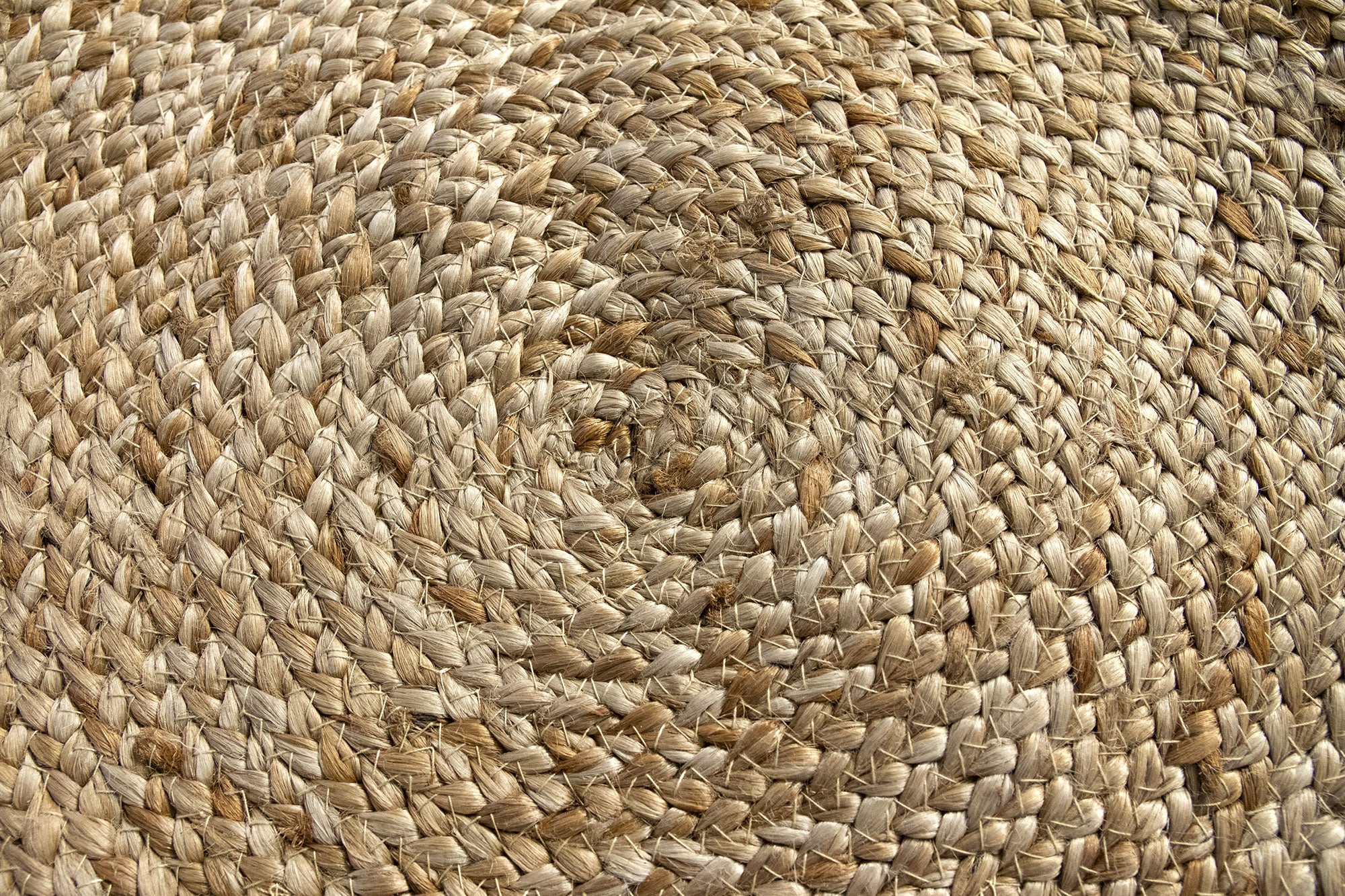 Tapete redondo ALHAMBRA NAZARÍ em juta natural 120x120 cm - Tapete para sala de estar, quarto e sala de jantar - 2