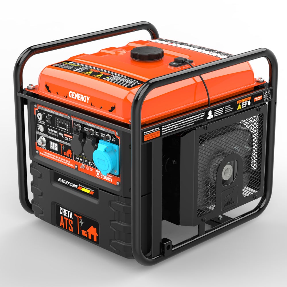 Gerador inverter Genergy CRETA ATS 7,5KW elétrico/arranque automático corte energia - 3