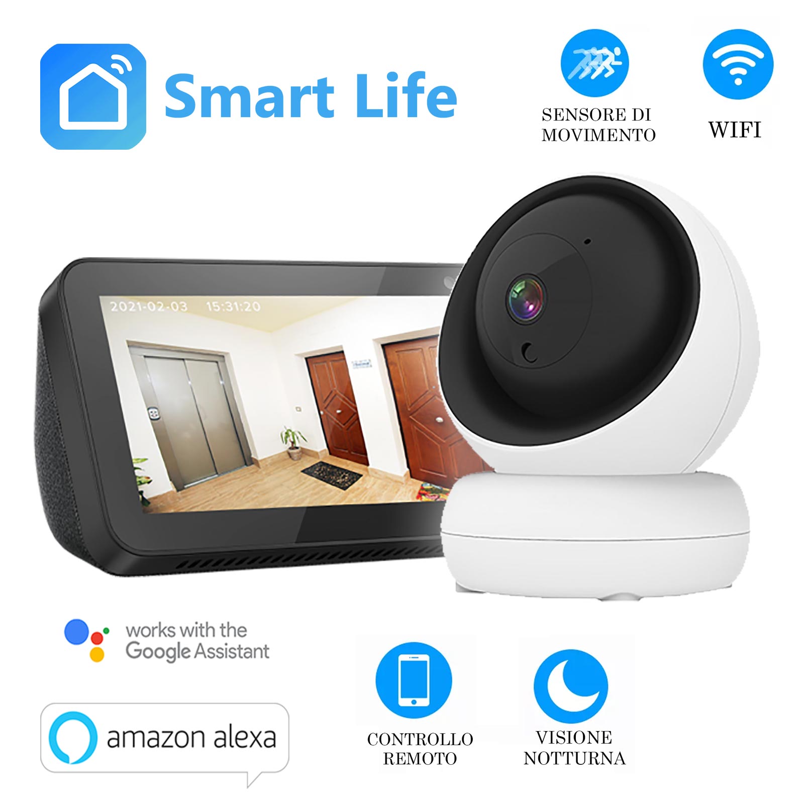 Mini Telecamera Spia Nascosta 1080P Con Visione Notturna E Rilevamento Movimento | Grandangolare 120° Per Sicurezza