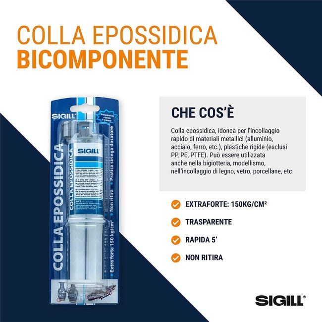 2PC In Resina Epossidica, Super Glue & Indurente Rapido 5 Minuto - Foto 2