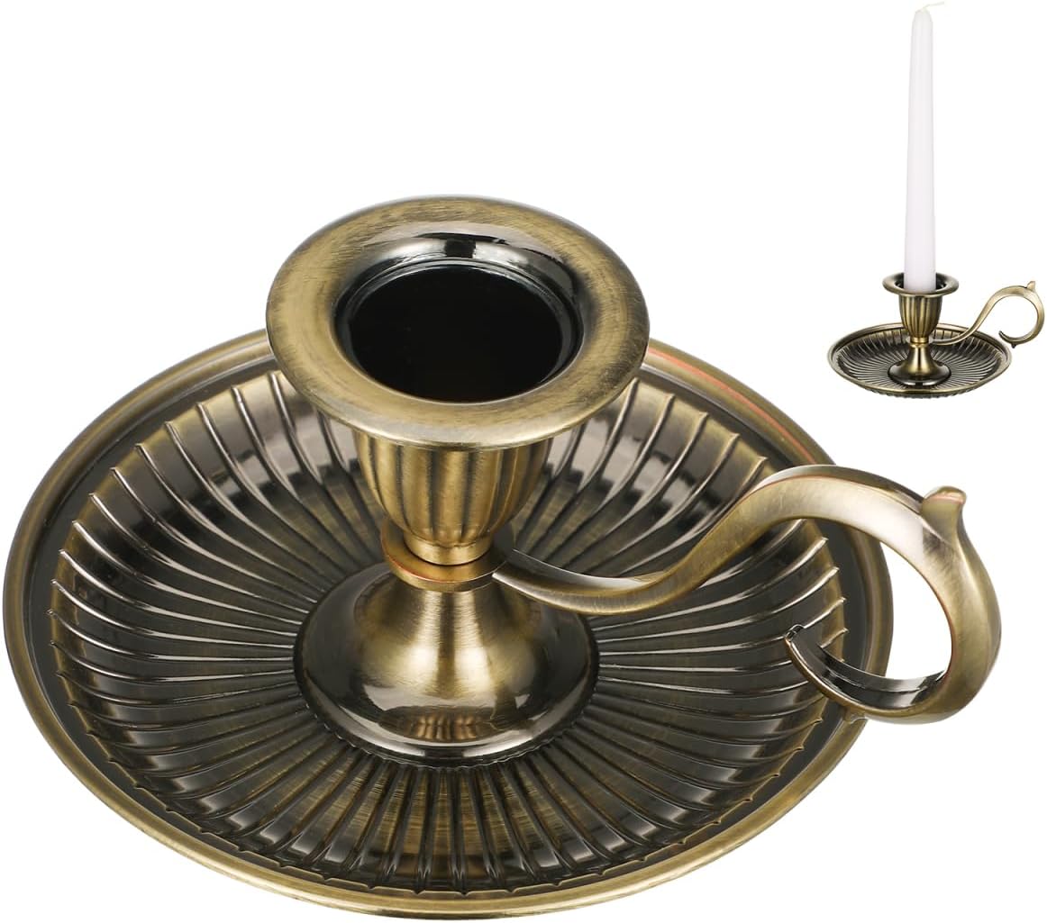 Portacandele In Vetro Colorato Per Candele Coniche - Candelabro Elegante Per Centrotavola Matrimonio, Natale E Cene Romantiche