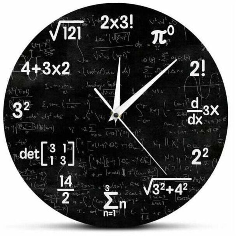 Zegar, Zegar ścienny matematyczny Zegar matematyczny stopniowany
