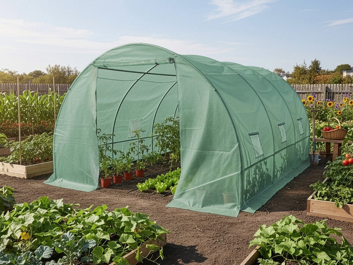 Serre tunelle de jardin 4 x 3 m 
