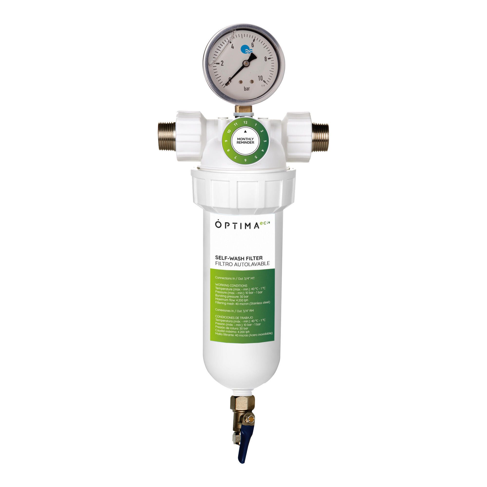 Samoczyszczący filtr osadów OPTIMA ECO 3/4