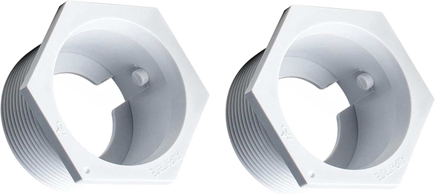 Zestaw 2 uniwersalnych złącz ściennych do odkurzaczy basenowych (UWF) – Idealna część zamienna do Polaris 480, 380, 280, 180, 165, 65 i Turtle