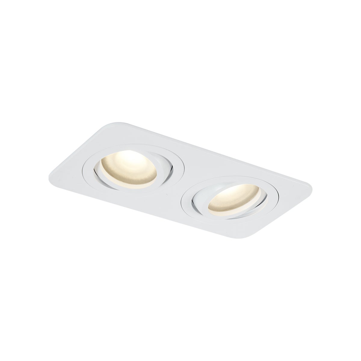 Qazqa reflektor wpuszczany IP44 - Alberto - biały, gu10, max. 10w, kompatybilny z żarówką LED, 17.5cm, IP44oświetlenie
