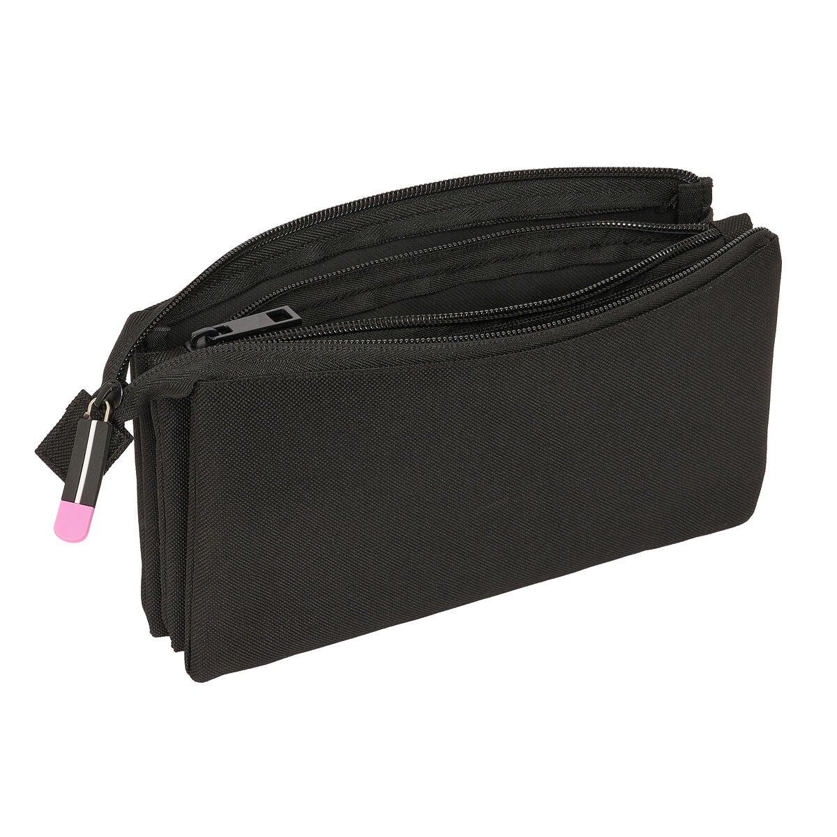 Estojo Triplo ENSO (22 x 12 x 5 - Poliéster - Rosa Estojo Triplo ENSO (22 x 12 x 5 - Poliéster - Rosa
