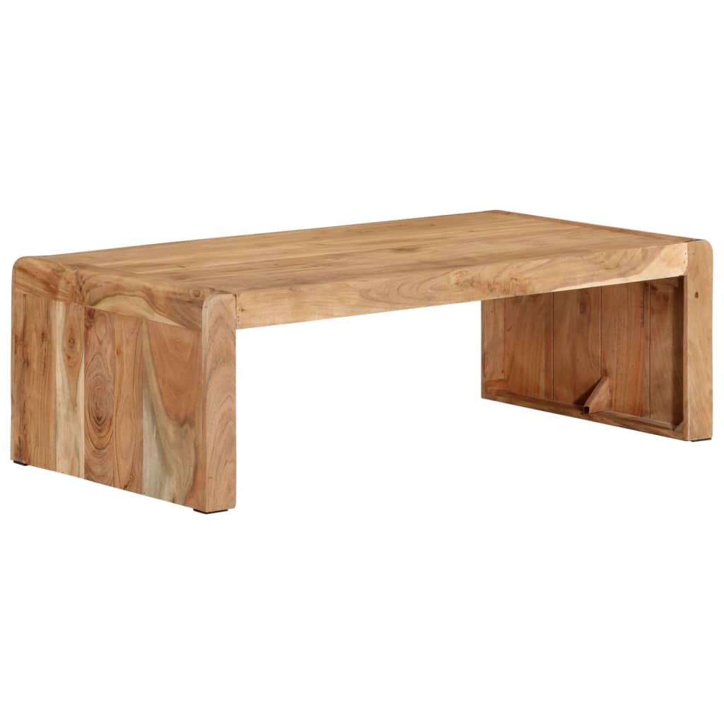 Vidaxl Mesa De Centro Madera Maciza Acacia 110X55x35 Cm , Leroy Merlin