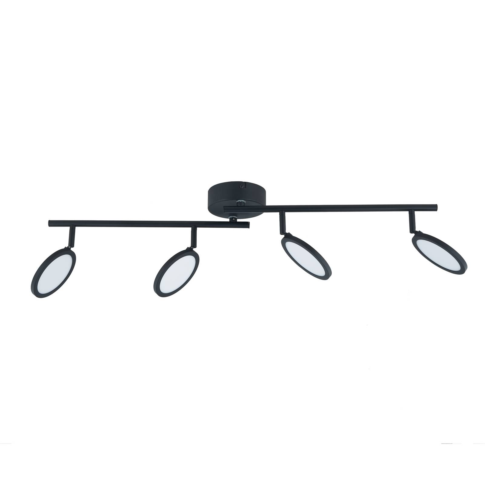 Lindby Faretto Kardo bianco GU10 IP44, Lampada da incasso, plafoniera