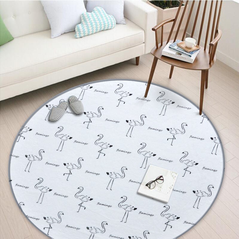 Okrągły dywan zewnętrzny Ø60cm - do użytku wewnętrznego/zewnętrznego, styl 5