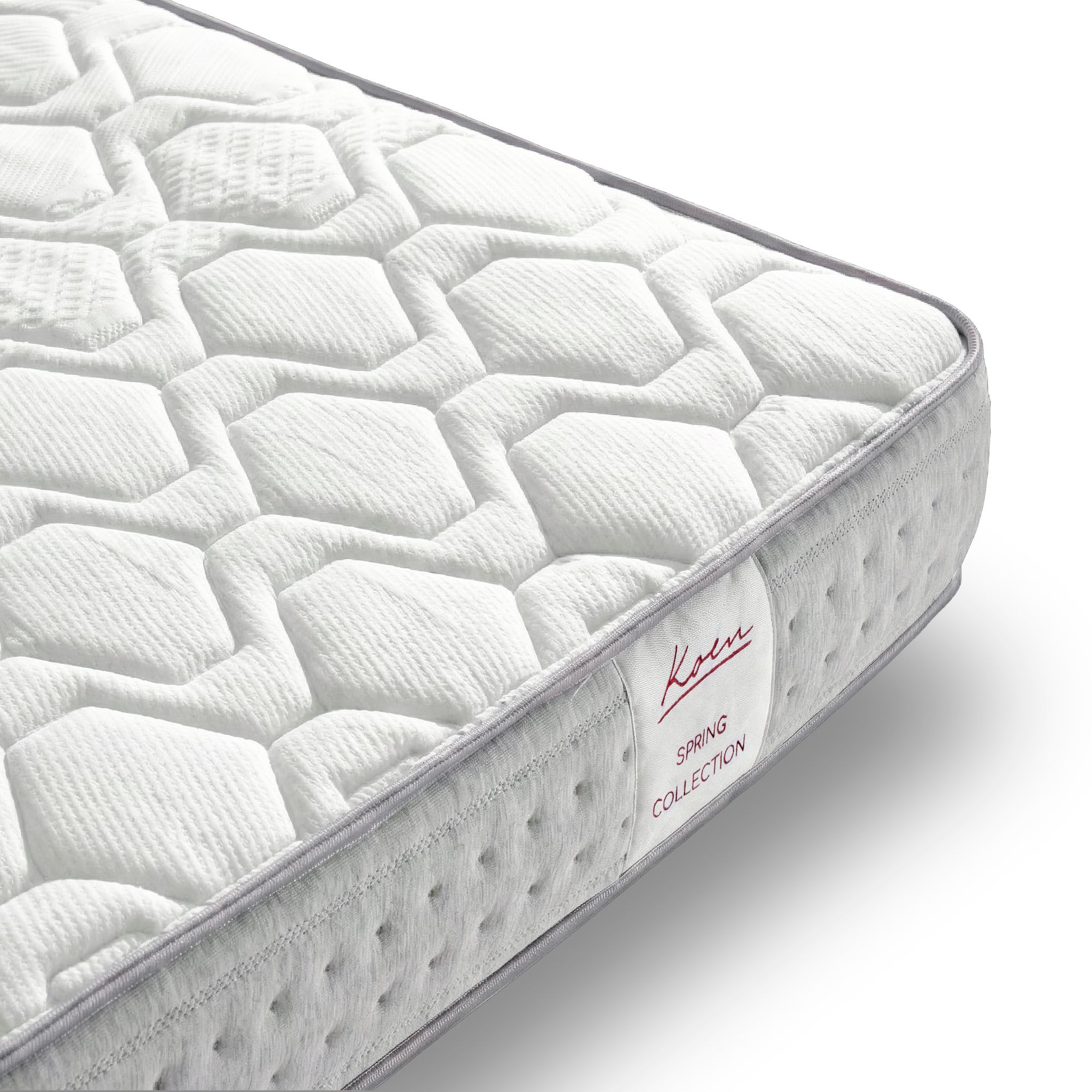 Matelas à ressorts ensachés 120x190 cm Mattina - Épaisseur +/- 20 cm - Technologie hybride avec mousse à mémoire de forme - Grande adaptabilité - 4