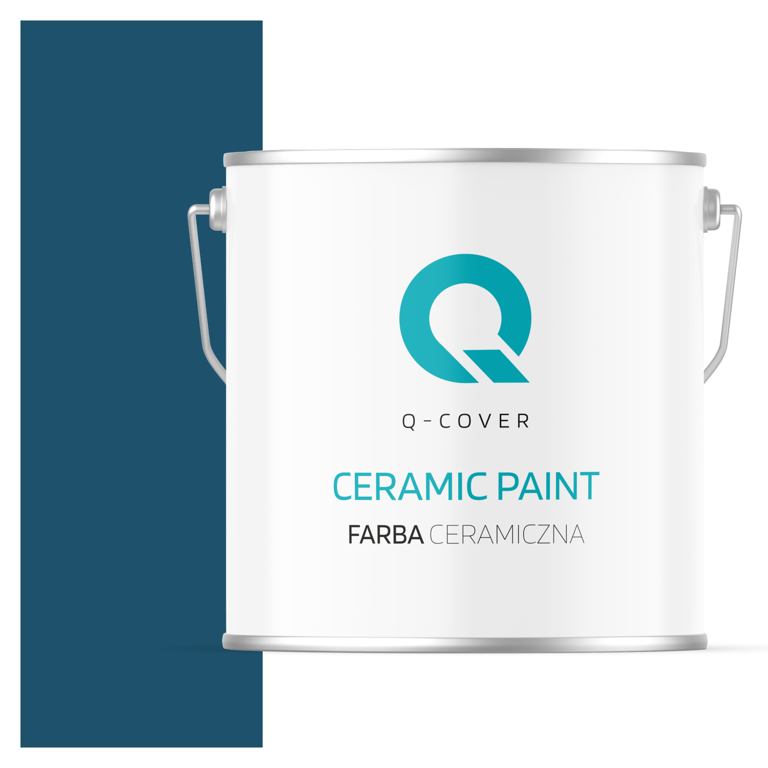 Farba Ceramiczna Do Ścian i Sufitów Q-Cover Granatowy H0508 Głęboki Mat 5L
