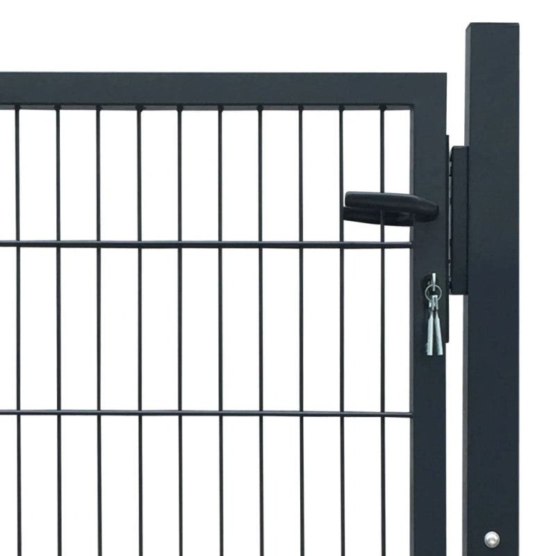 Portillon Acier Anthracite 105x150 cm - 4
