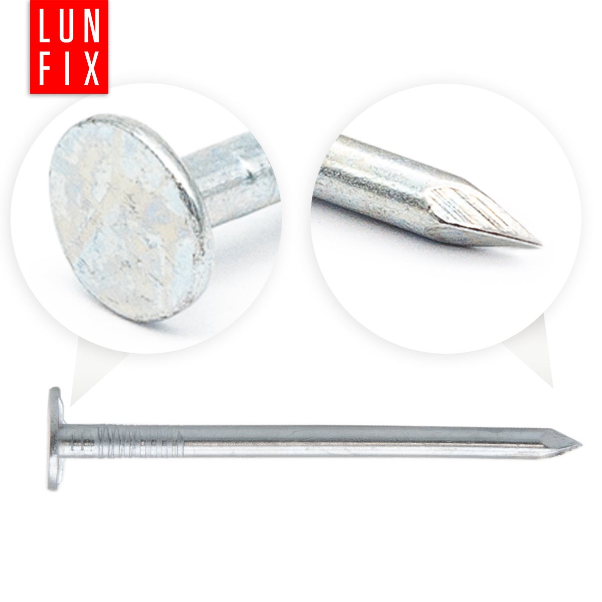 Gwoździe papowe 2x25 mm 5kg ok. 8180szt. - 3