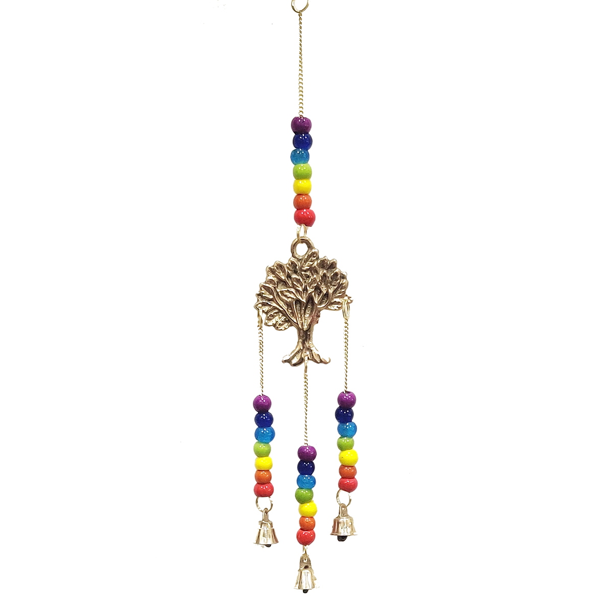 Origen home decor adorno movil arbol de vida colgantes metal   colgante de metal multicolor - 30x5x2cm