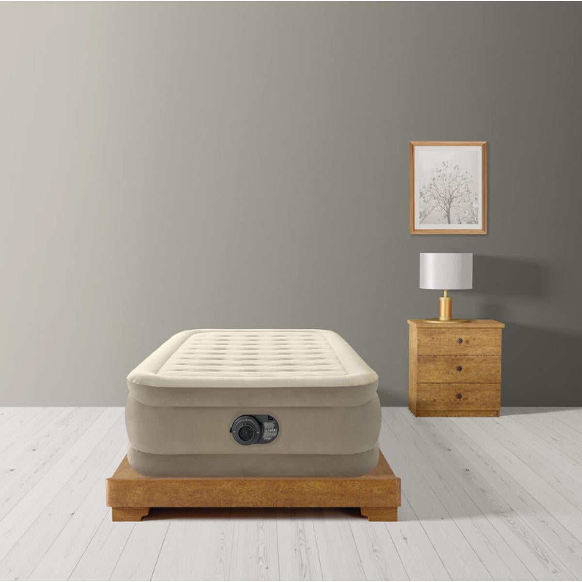 Lit gonflable Ultra Plush Intex 1personne - Couchage électrique, moelleux et confortable - 4