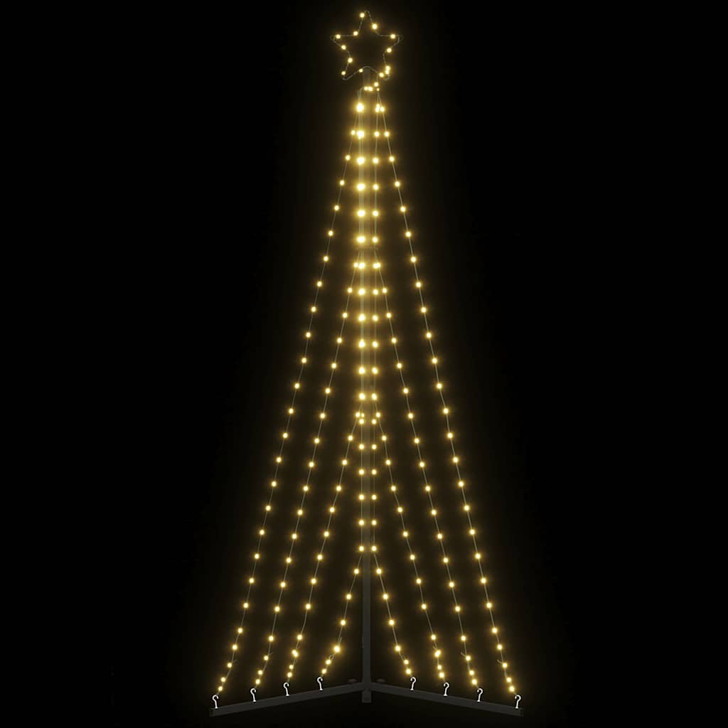 Choinka LED 339 LEDs Ciepła biel 187 cm vidaXL