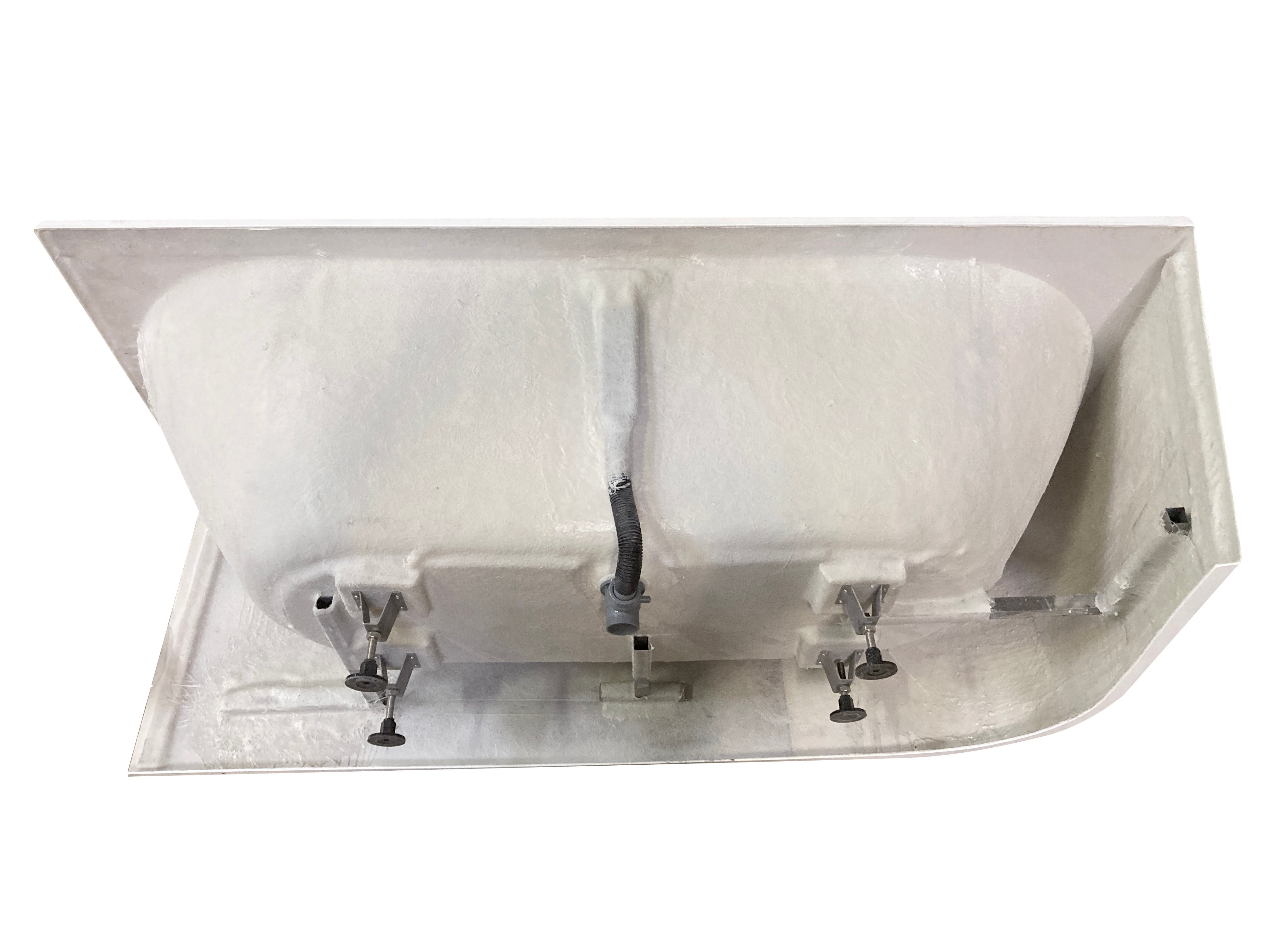 Baignoire Ilot Capri 170 gauche noire 170 x76 x58 cm, by SPALINA - 8