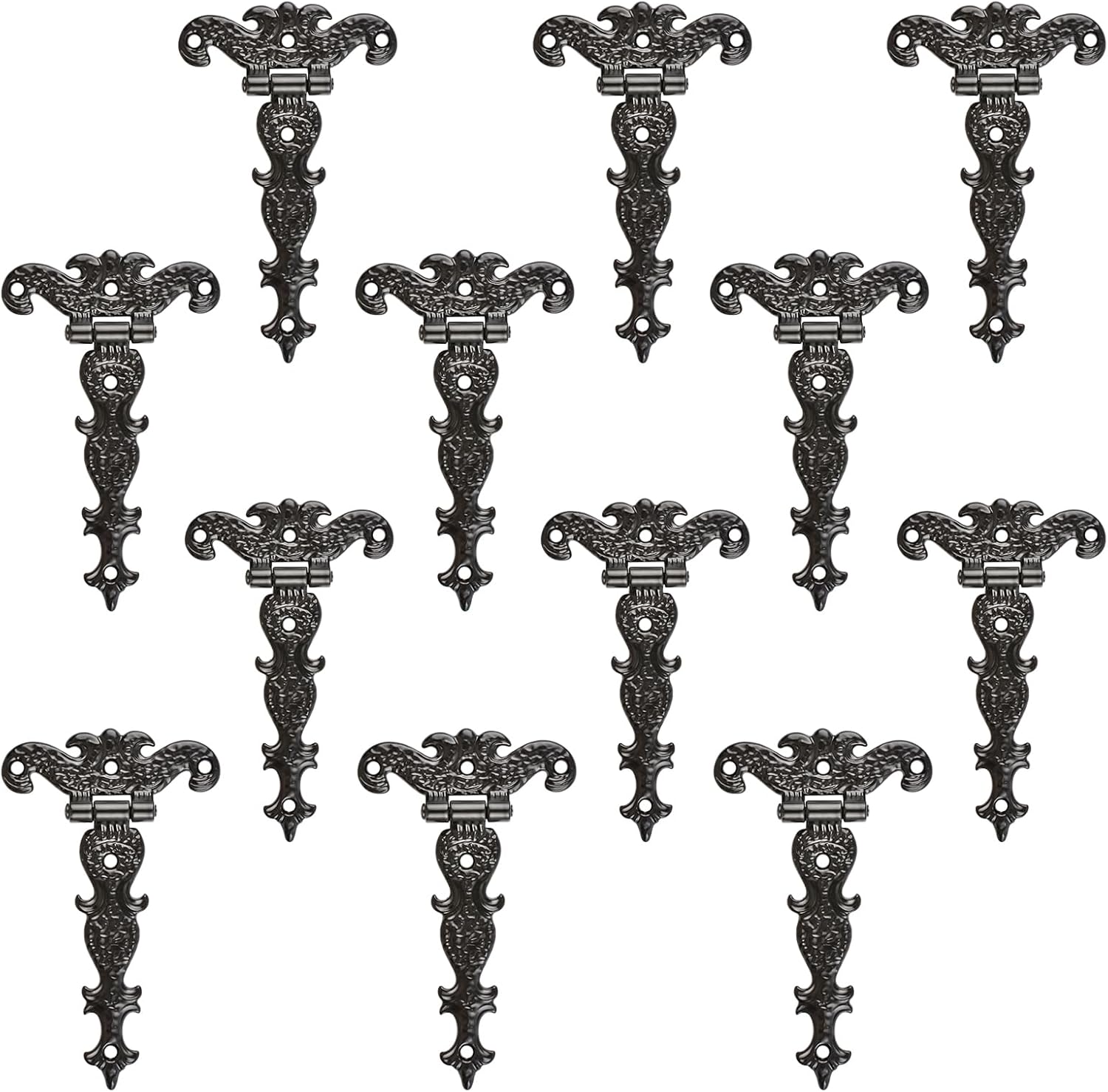 6 Pièces Charniere Porte Lourde, Gonds Porte, Charnière Porte, Paumelle