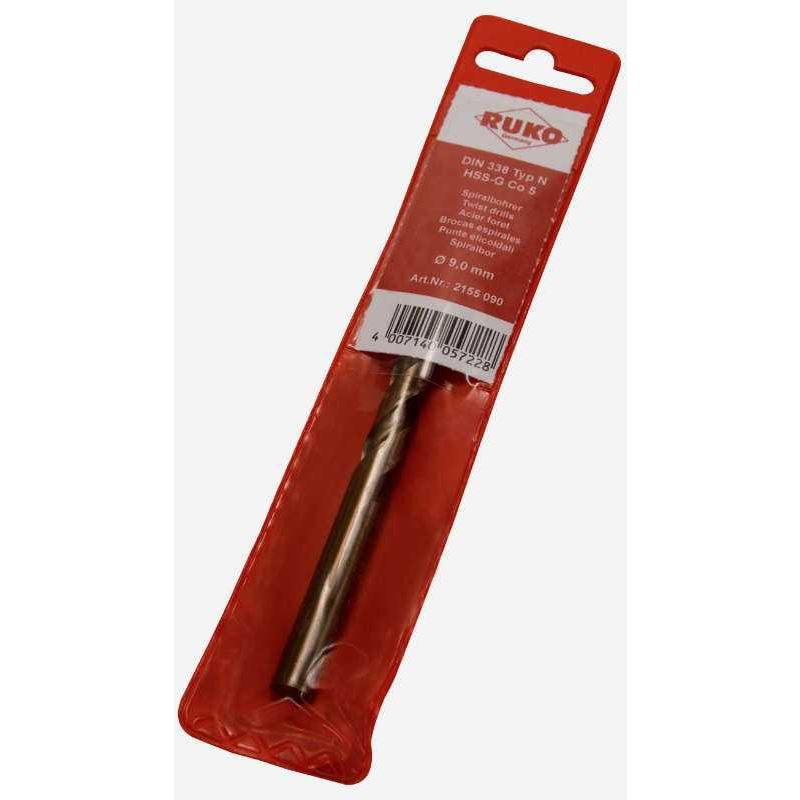 RUKO-215038F-Broca HSS Co5 DIN 338 VA 3,8mm