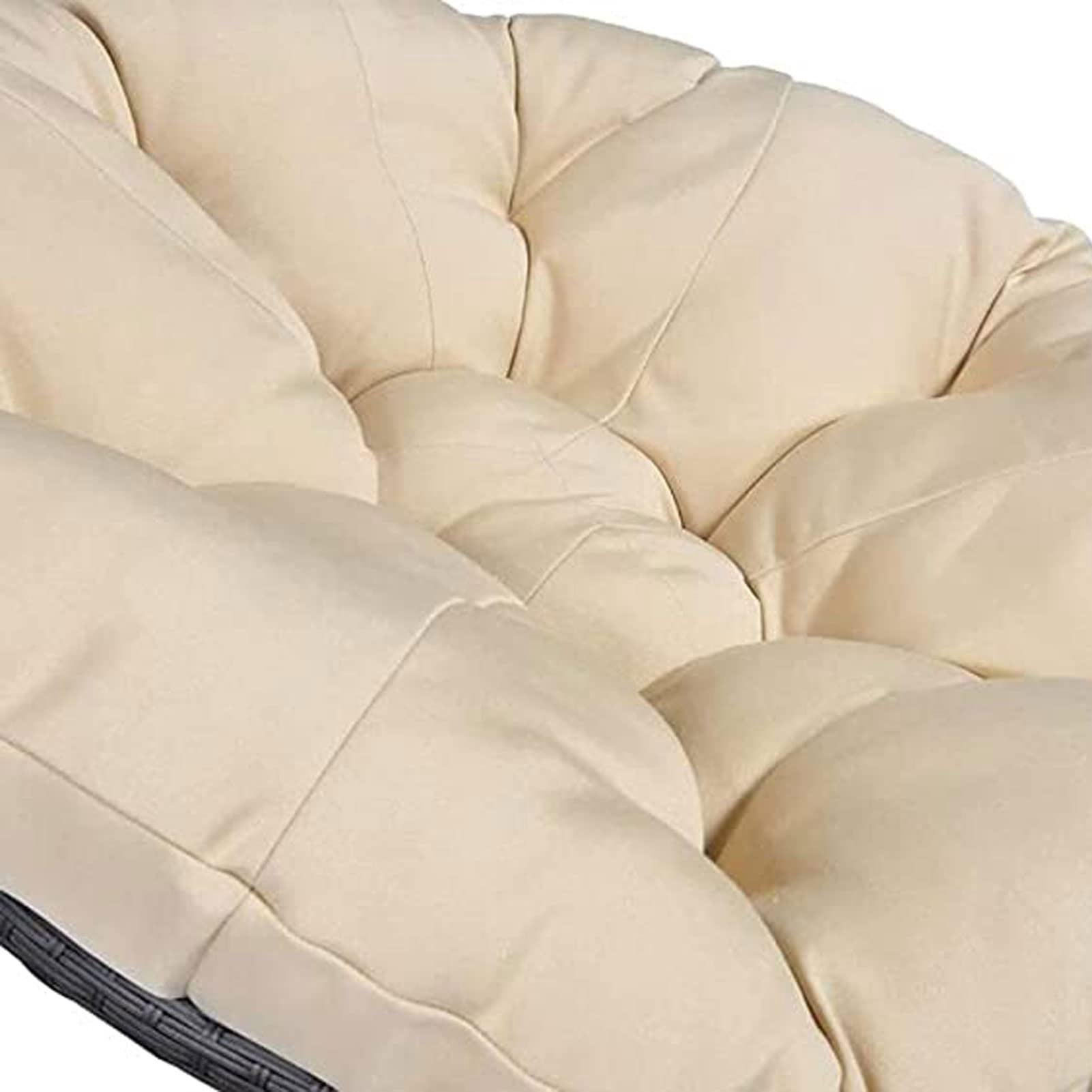 Coussin de chaise Papasan , coussin de siège Papasan épais, diamètre 50cm, coussin de remplacement rond pour chaise, coussin de balan - 3