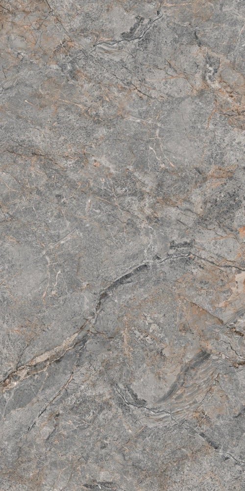Carrelage sol / mur effet marbre gris PETRAVIA GREY l.60 x L.120 cm Mat LIMCARO - 5