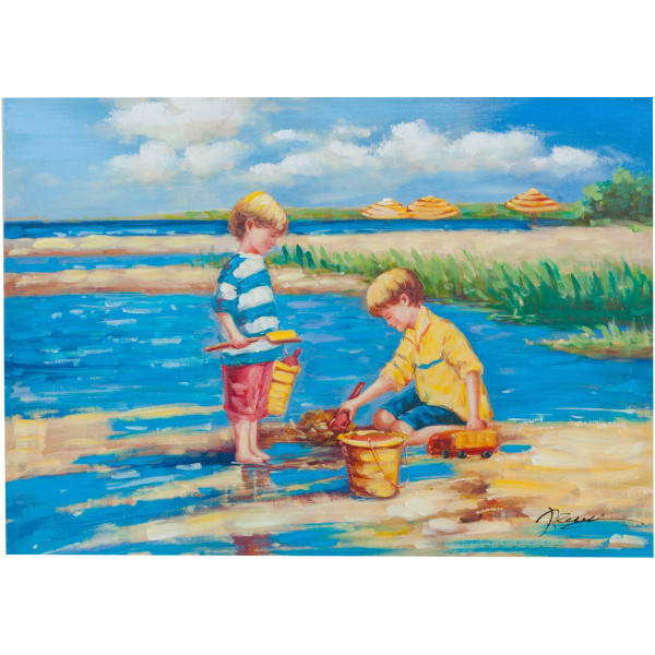 Galletas pintura al óleo 70x3x50 cm | lienzo pintado a mano | pintura en lienzo para salones, dormitorios y cocinas
