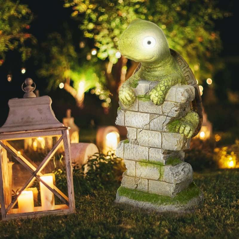 Statue De Nain De Jardin En Résine Imperméable - Décoration De Jardin Pour Intérieur Ou