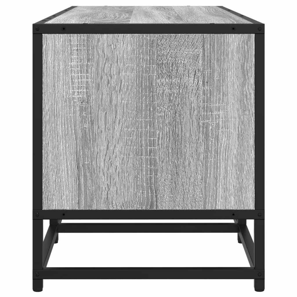 vidaXL Meuble TV sonoma gris 180x35x41 cm bois d'ingénierie - 5