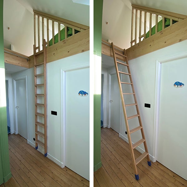 Echelle de meunier 5 marches - Hauteur à franchir 1.39m - BSMAG-FR-150 - 4