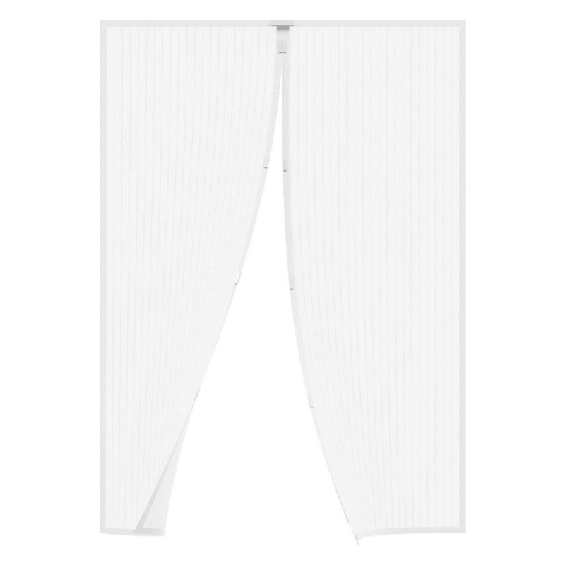 Zanzariera Magnetica 80x230cm - Per Porte Finestre, Chiusura Automatica, Nero - Foto 7