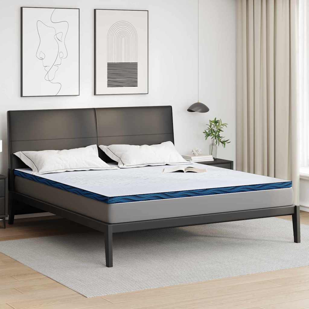 Nakładka na materac Biały 200 x 200 cm Tkanina żakardowa vidaXL
