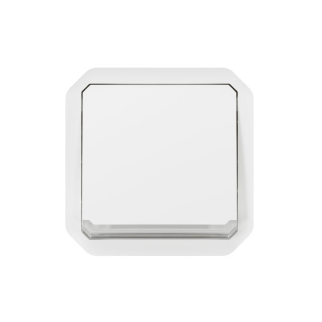 va et vient ou interrupteur - 10a - lumineux - blanc - composable - legrand plexo 069613l