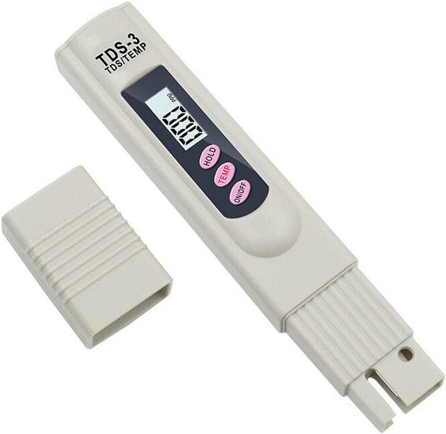 Tester TDS Jakości Wody LCD - Cyfrowy Monitor do Pomiaru Czystości Wody, Idealny do Basenu, Spa, Hydroponiki