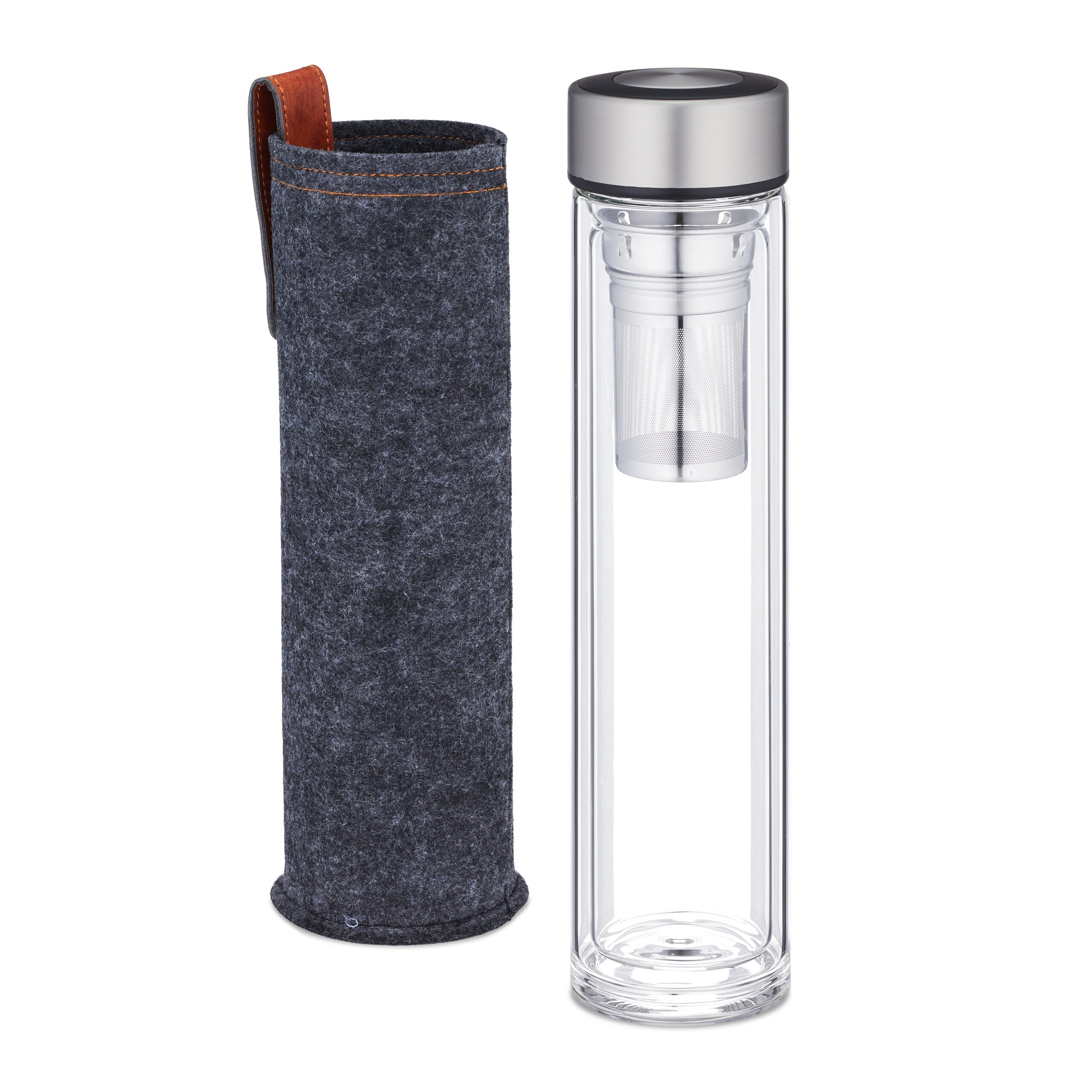Kit De 2 Tasses à Maté En Acier Inoxydable Double Paroi - 237ml - Avec 2 Bombillas Et Brosse - Isotherme