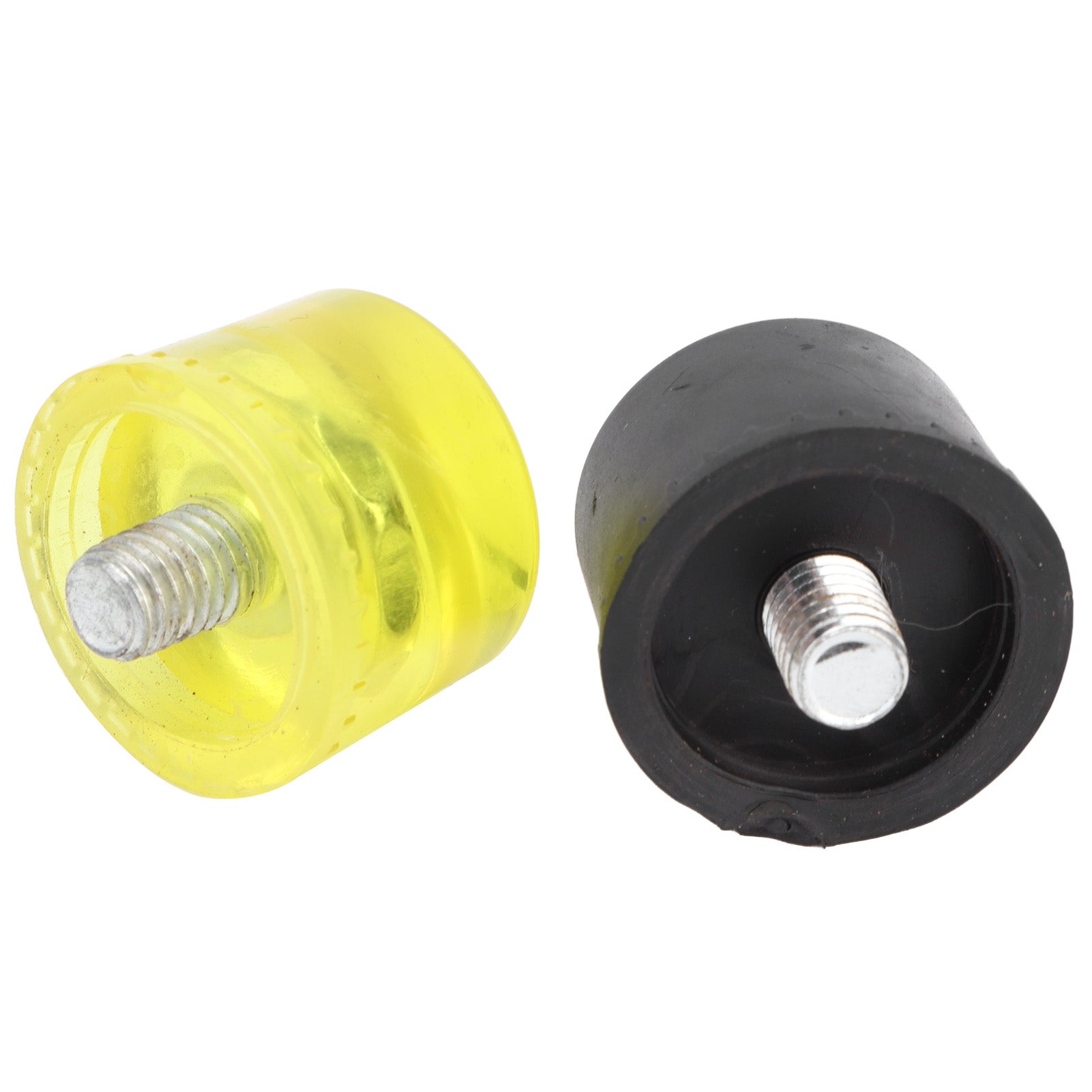 2 Set di punte per martello con testa battente in gomma, accessori di ricambio, mazzuolo Blackdia giallo 25 mm - 5