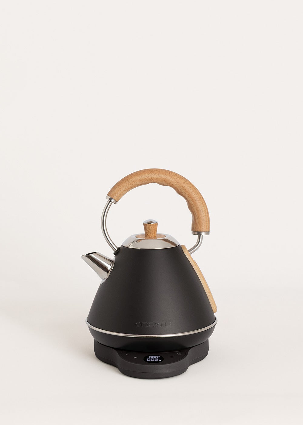CREATE - KETTLE RETRO PRO - Bouilloire électrique 1 L avec contrôle de température - Noir - 5