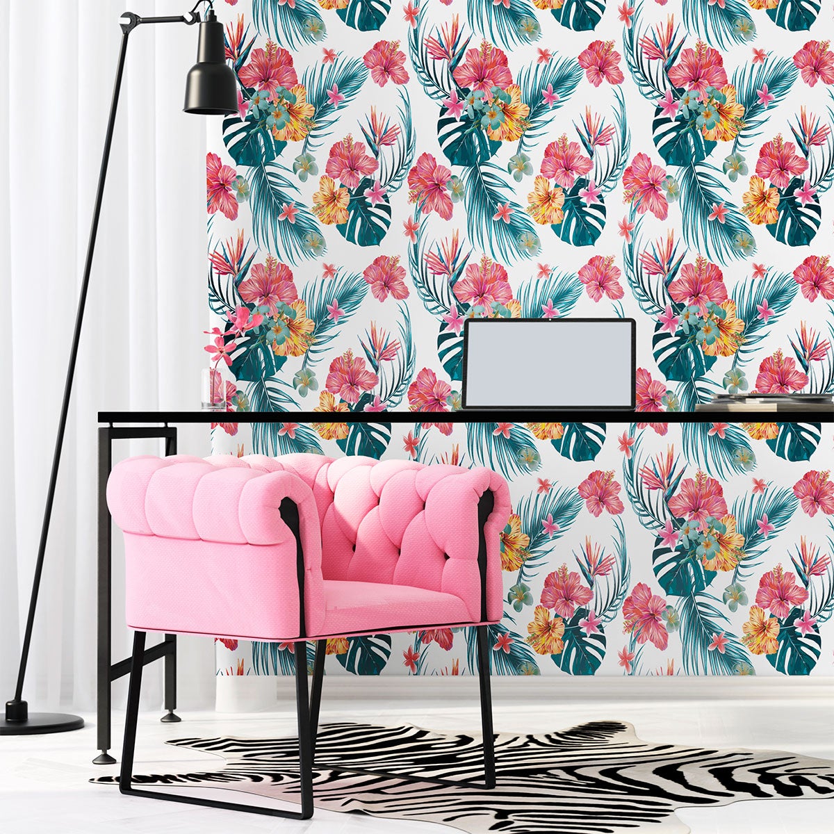 Adesivo arazzo tropicale San Felipe - Sticker adesivo - adesivi murali - 30x30cm - 5